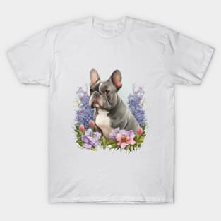 Blue Frenchie T-Shirt